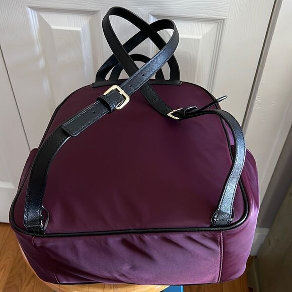Kate Spade Large Nylon Laptop Backpack In Burgundy main image 14